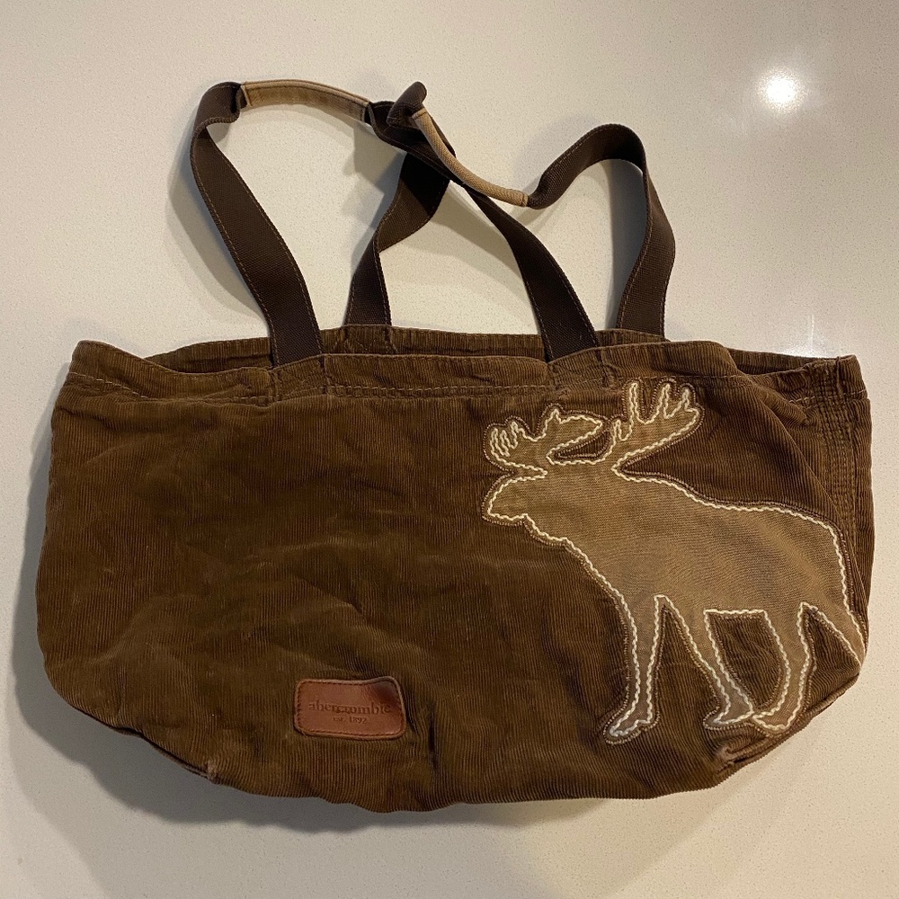 A&F Corduroy Tote